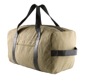 Kimood KI0603 - TRAVEL BAG IN VINTAGE CANVAS Vintage Kaki