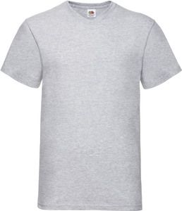 Fruit of the Loom SC22V - Valueweight V-Neck T (61-066-0) Heather Grey