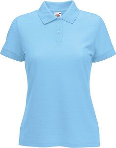 Fruit of the Loom SC63212 - Ladyfit 65/35 Polo (63-212-0) Sky