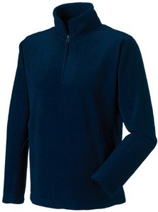 Russell RU8740M - Men's Quarter Zip Outdoor Fleece French Navy