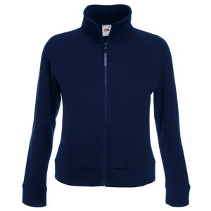 Fruit of the Loom SS310 - Premium 70/30 lady-fit sweatshirt jacket Deep Navy