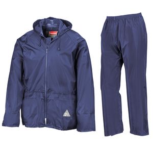 Result RE95A - Heavyweight waterproof jacket/trouser suit Royal blue
