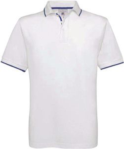 B&C CGPU413 - Safran Sport White / Royal Blue