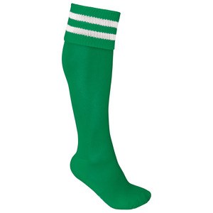 ProAct PA015 - STRIPED SPORTS SOCKS Sporty Kelly Green / White