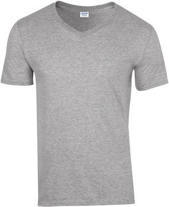 Gildan GI64V00 - Softstyle Mens V-Neck T-Shirt Sport Grey