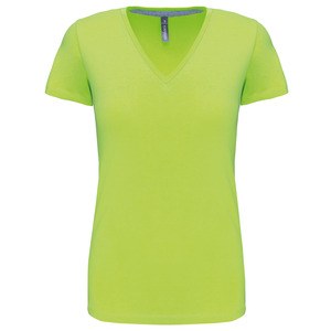 Kariban K381 - LADIES SHORT SLEEVE V-NECK T-SHIRT