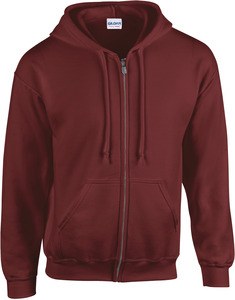 Gildan GI18600 - Heavy Blend Adult Full Zip Hooded Sweatshirt Maroon