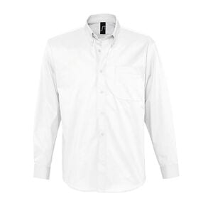 SOL'S 16090 - BEL-AIR Long Sleeve Cotton Twill Men's Shirt White