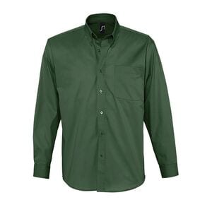 SOL'S 16090 - BEL-AIR Long Sleeve Cotton Twill Men's Shirt Vert bouteille