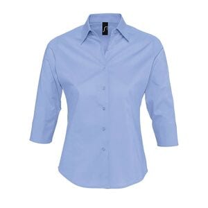 SOL'S 17010 - Effect 3/4 Sleeve Stretch Women's Shirt Ciel vif