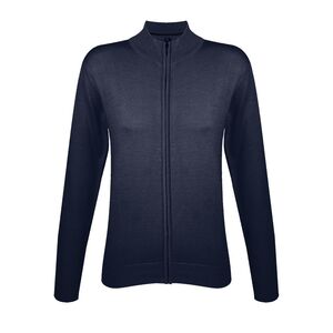 SOL'S 00550 - Gordon Women Zipped Knitted Cardigan Navy