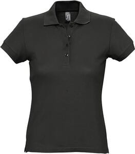 SOL'S 11338 - PASSION Women's Polo Shirt Black