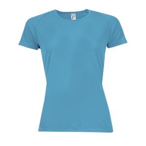 SOL'S 01159 - SPORTY WOMEN Raglan Sleeve T Shirt Aqua