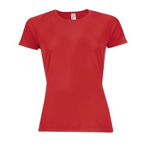 SOL'S 01159 - SPORTY WOMEN Raglan Sleeve T Shirt Red