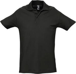 SOL'S 11362 - SPRING II Men's Polo Shirt Black