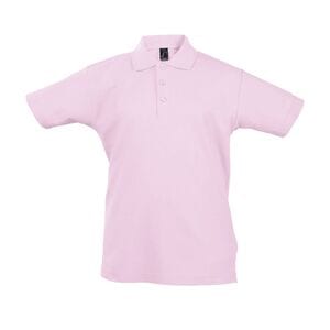 SOL'S 11344 - SUMMER II KIDS Kids' Polo Shirt Pink
