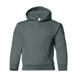 Gildan 18500B - Blend Youth Hooded Sweatshirt Dark Heather
