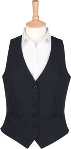 Brook Taverner BT2257 - Luna Ladies Waistcoat Black