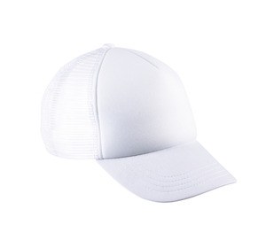 K-up KP143 - KIDS TRUCKER MESH CAP - 5 PANELS White