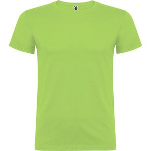 Roly CA6554 - BEAGLE Short-sleeve t-shirt with double layer crew neck in elastane Oasis Green