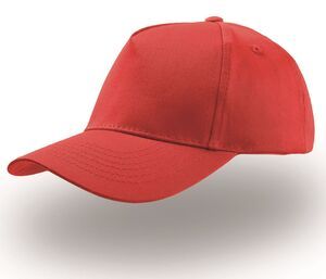 Atlantis AT002 - Kids 5 Panel Cap Red