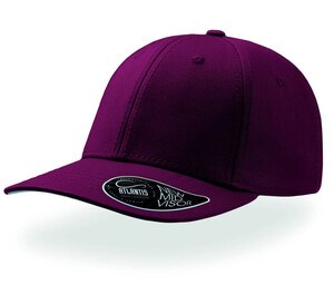 Atlantis AT030 - Mid visor pitcher cap Burgundy