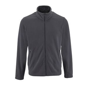 SOL'S 02093 - Norman Men Plain Fleece Jacket Charcoal Grey