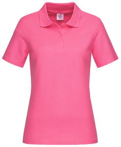 Stedman STE3100 - Women's short-sleeved polo shirt Sweet Pink