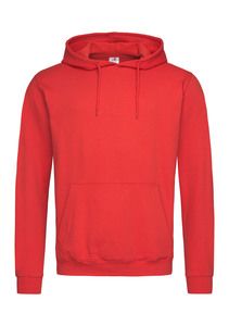 Stedman STE4100 - Men's Hooded Sweatshirt Scarlet Red
