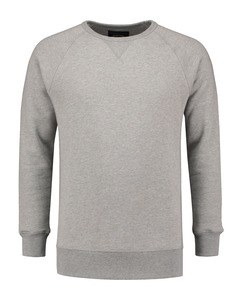 Lemon & Soda LEM3229 - Heavy Sweater Raglan Crewneck for him Grey Heather