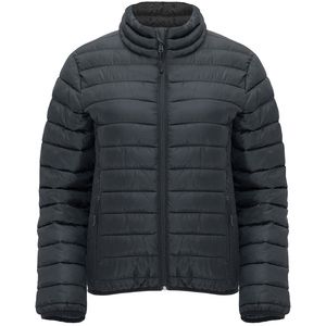 Roly RA5095 - FINLAND WOMAN Women's quilted jacket with feather touch padding Ebony