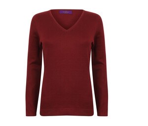 Henbury HY721 - Womens v-neck sweater