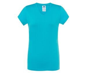 JHK JK158 - V-neck woman 145 T-shirt Turquoise