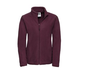 Russell JZ87F - Full Zip Outdoor Fleece Burgundy