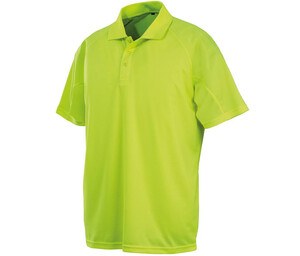 Spiro SP288 - Breathable AIRCOOL polo shirt Flo Yellow