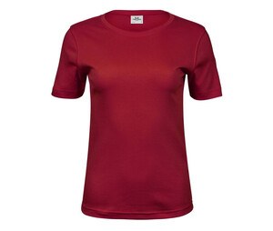 Tee Jays TJ580 - Womens interlock tee Deep Red 