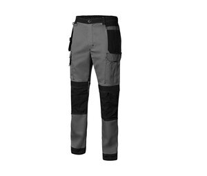 VELILLA V3019S - TWO-TONE CANVAS STRETCH PANTS Grey / Black