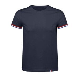 SOL'S 03108 - Rainbow Men Short Sleeve T Shirt French Navy/Royal Blue