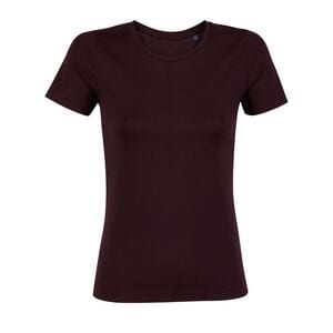 NEOBLU 03185 - Lucas Women Women’S Short Sleeve Mercerised Jersey T Shirt Bordeaux