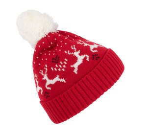 K-up KP512 - Winter beanie with reindeer design