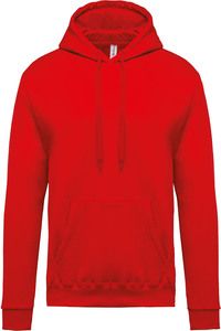 Kariban K476 - Men's hooded sweatshirt Red