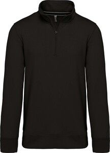Kariban K487 - Zipped neck sweatshirt Black