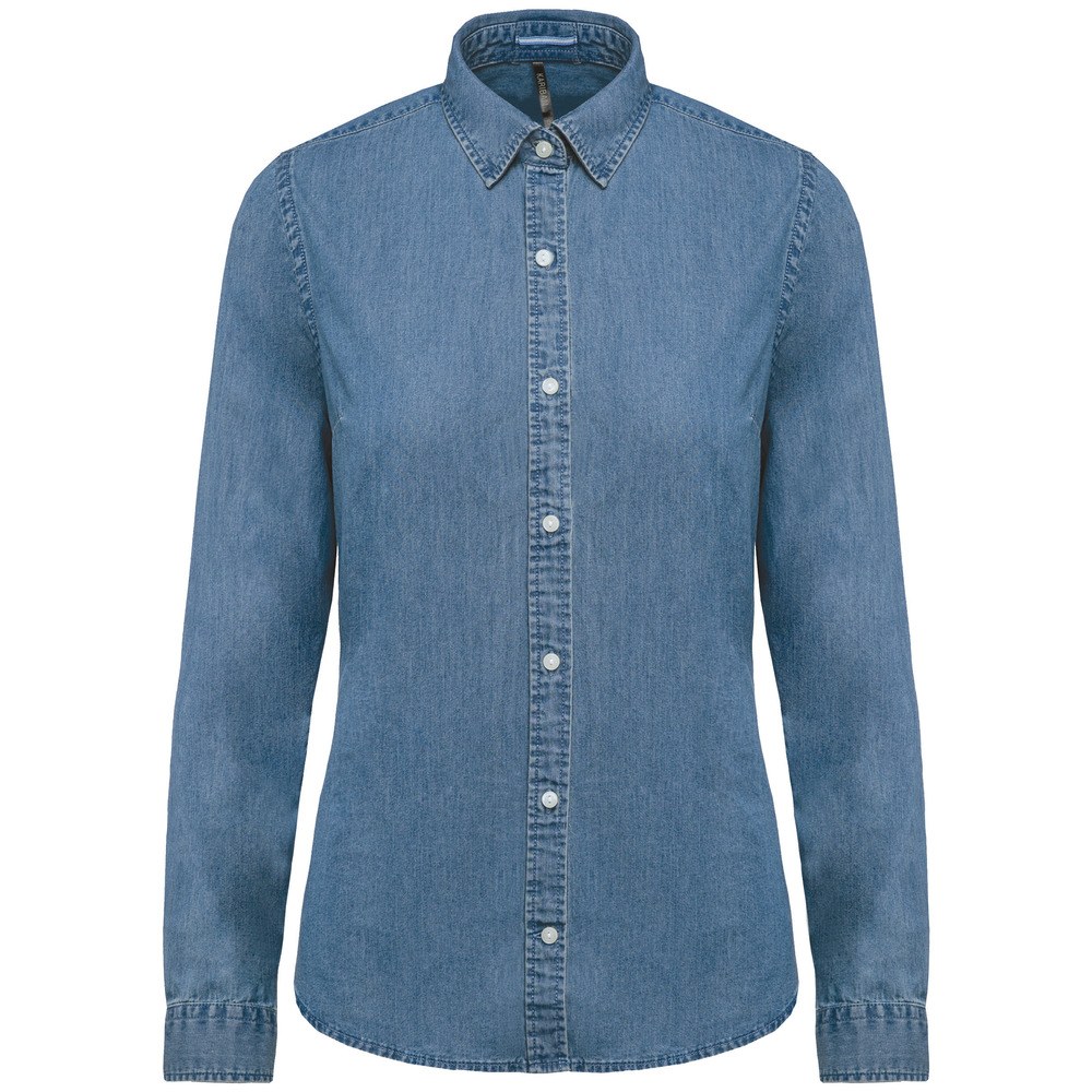 Kariban K509 - Ladies’ Denim shirt