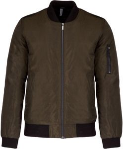 Kariban K6122 - Men's bomber jacket Deep khaki