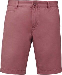 Kariban K752 - Men's faded look Bermuda shorts Washed Marsala