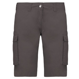 Kariban K756 - Women's lightweight multi-pocket Bermuda shorts Light Charcoal