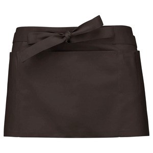 Kariban K896 - Short polycotton apron Chocolate