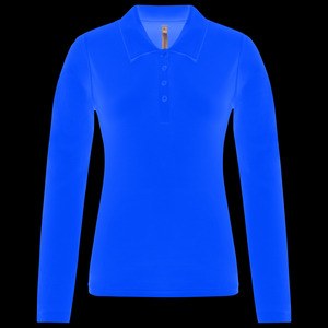 Kariban K257 - Ladies’ long-sleeved piqué polo shirt