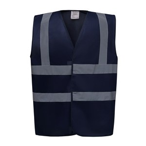 Yoko YHVW100 - Hi-Vis Waistcoat Navy