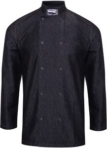 Premier PR660 - Denim chef jacket Black Denim